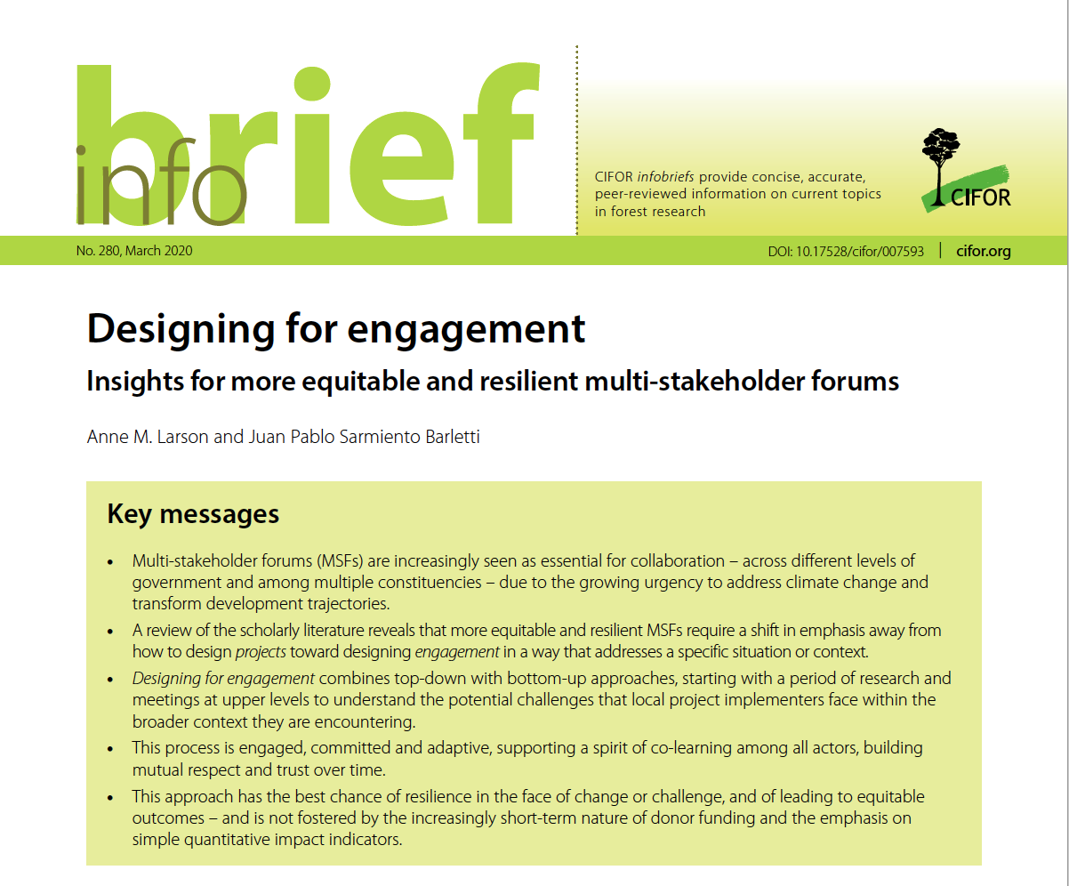 Designing for engagement